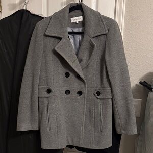 Calvin Klein women’s grey Peacoat size 10